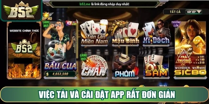 Việc tải và cài đặt app trên thiết bị hệ điều hành Android cũng rất đơn giản